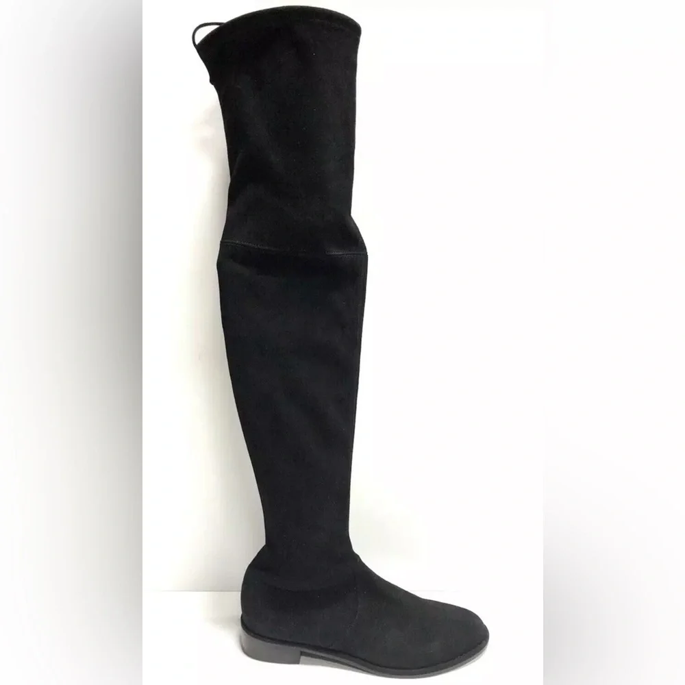 Stuart Weitzman Women’s Lowland, Black Over The Knee Boots, Size 9M